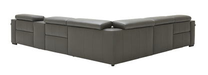 J&M Furniture Picasso Motion Sectional in Dark Grey