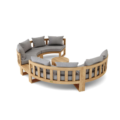 Anderson Teak SET-811 Circular Modular Deep Seating Set