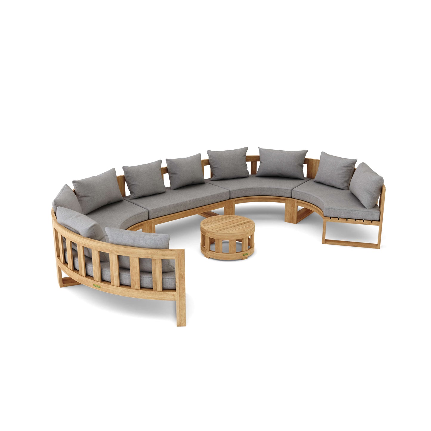 Anderson Teak SET-812 Circular Modular Deep Seating Set