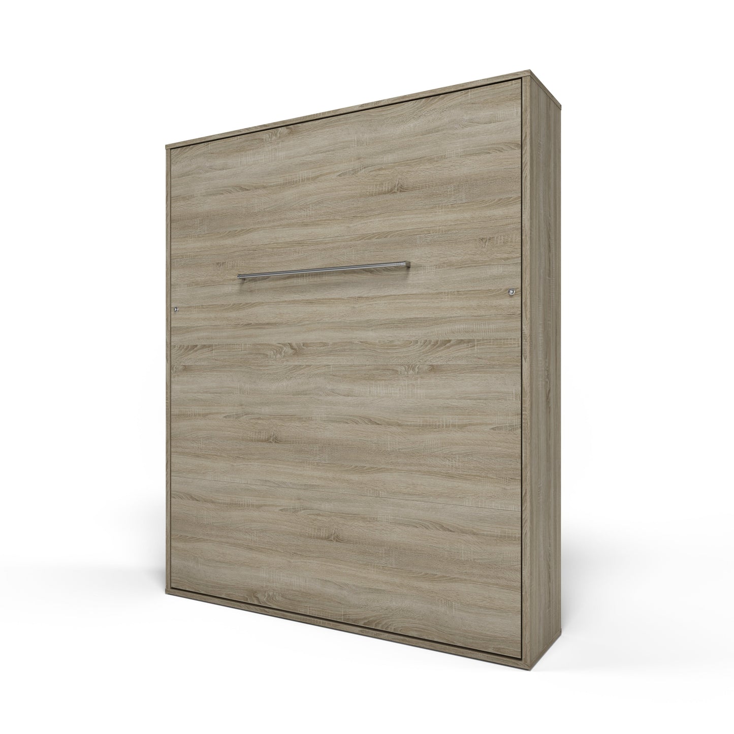 Maxima House Sonoma Oak Vertical European QUEEN size Murphy bed INVENTO