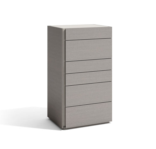 J&M Furniture Porto Chest in Grey