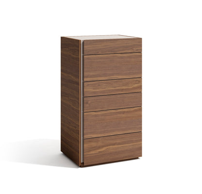J&M Furniture Porto Chest in Walnut