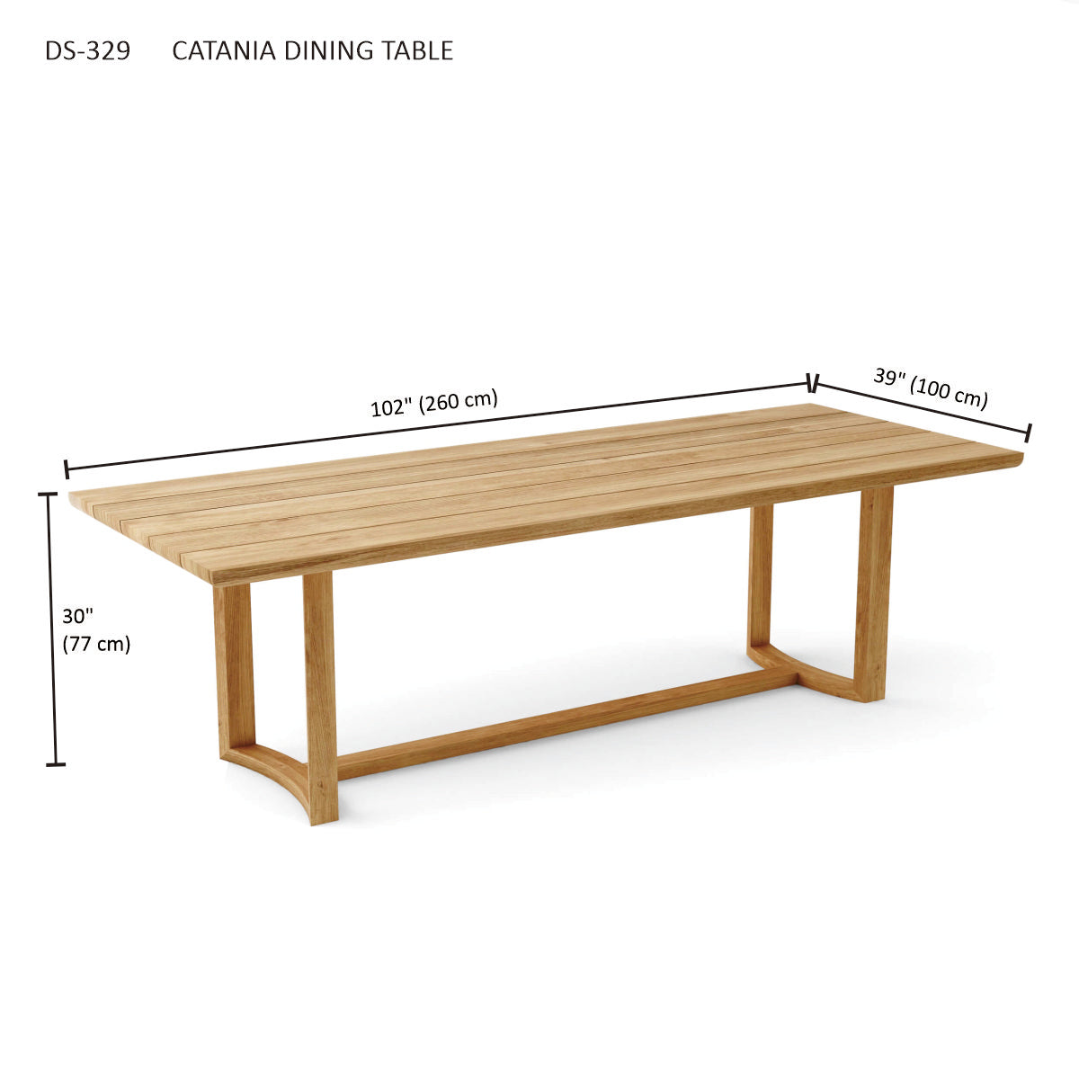 Anderson Teak Catania Dining Table