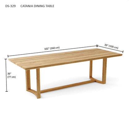 Anderson Teak Catania Dining Table