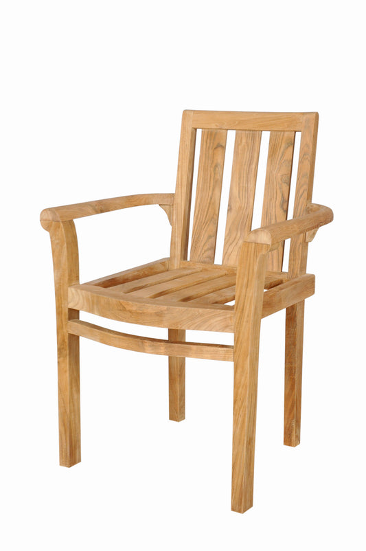 Anderson Teak Classic Stackable Armchair (Fully Built & 4 pcs in a box)