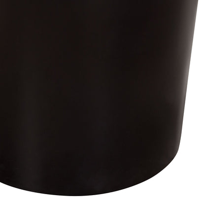 Rune 54" Round Dining Table w/ Solid Acacia Wood Top & Iron Pedestal Base in Black Finish by Diamond Sofa