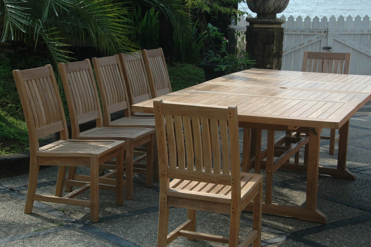 Anderson Teak Sahara Rialto 13-Pieces Rectangular Dining Set