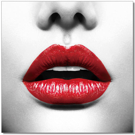 J&M Furniture Wall Art Red lips