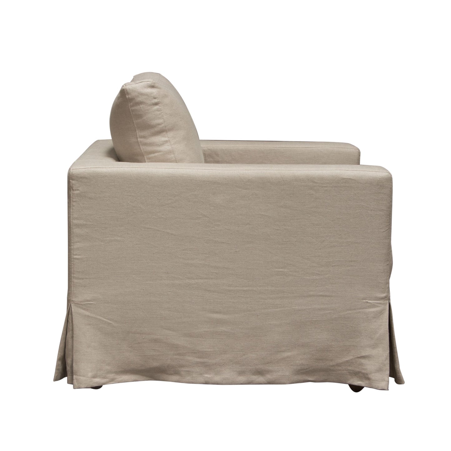 Savannah Slip-Cover Chair in Sand Natural Linen by Diamond Sofa