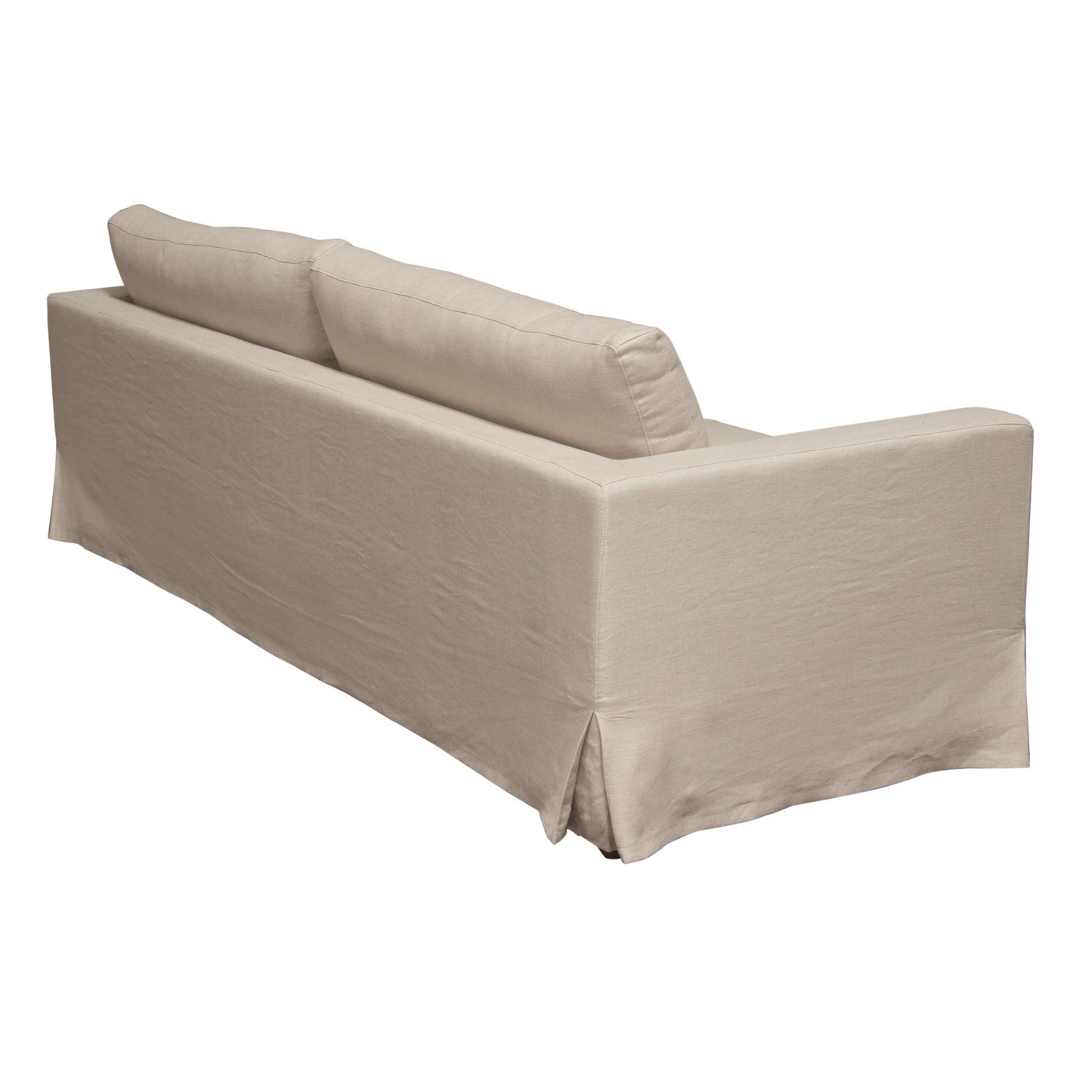 Savannah Slip-Cover Sofa in Sand Natural Linen by Diamond Sofa