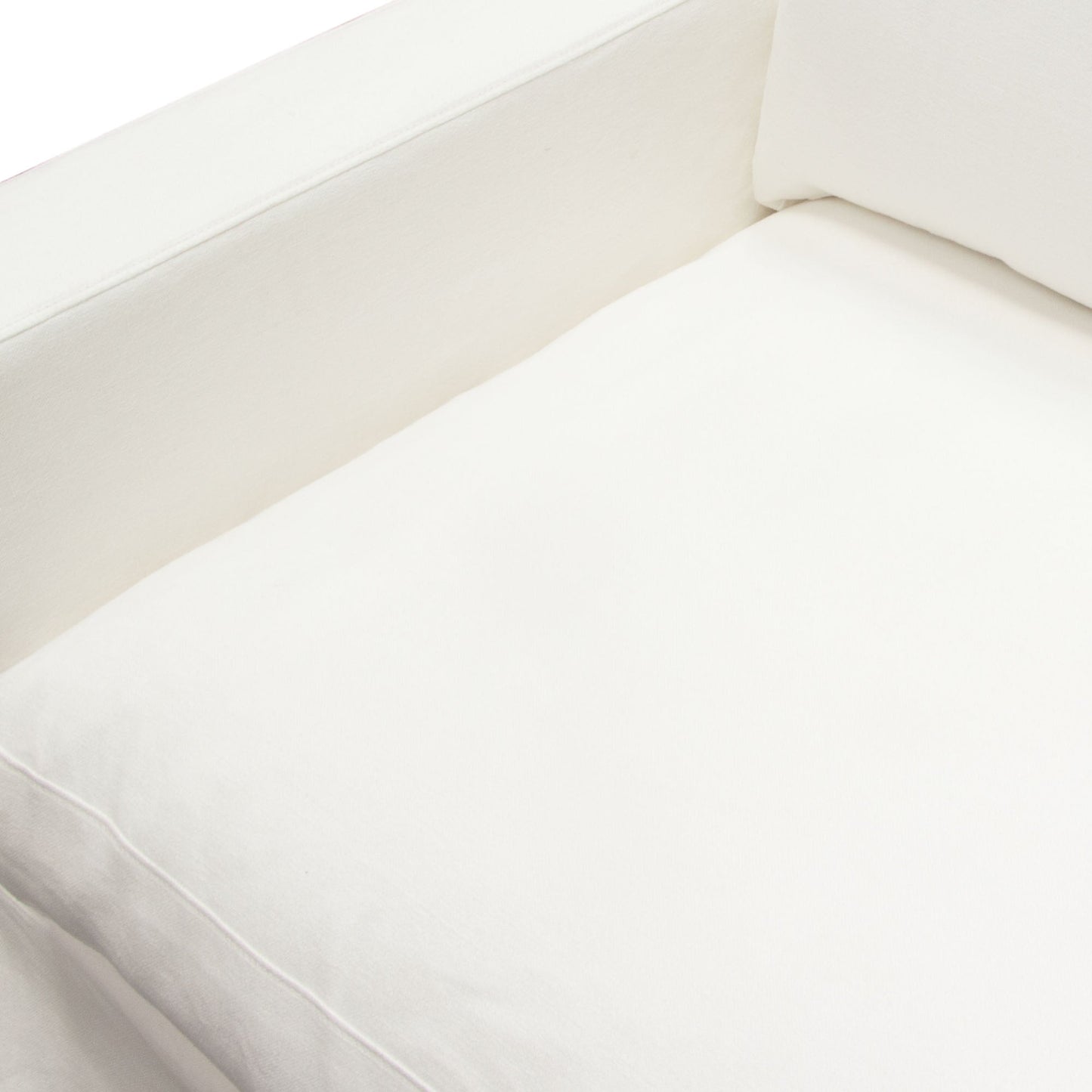 Savannah Slip-Cover Sofa in White Natural Linen by Diamond Sofa