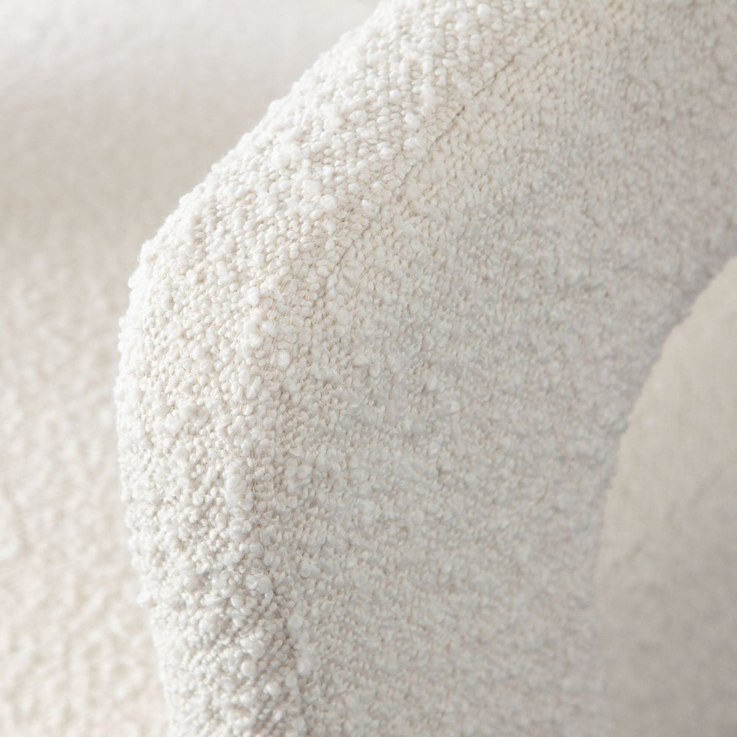 Scout Dining/Accent Chair in Ivory Boucle Fabric by Diamond Sofa