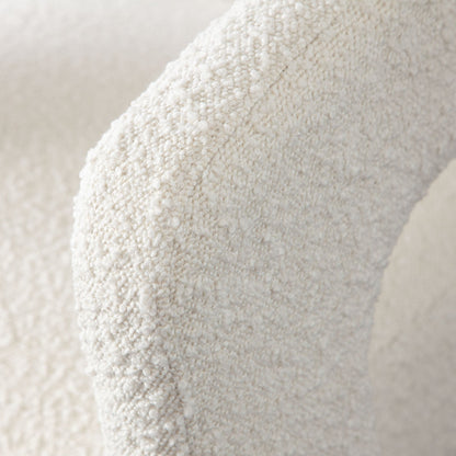 Scout Dining/Accent Chair in Ivory Boucle Fabric by Diamond Sofa