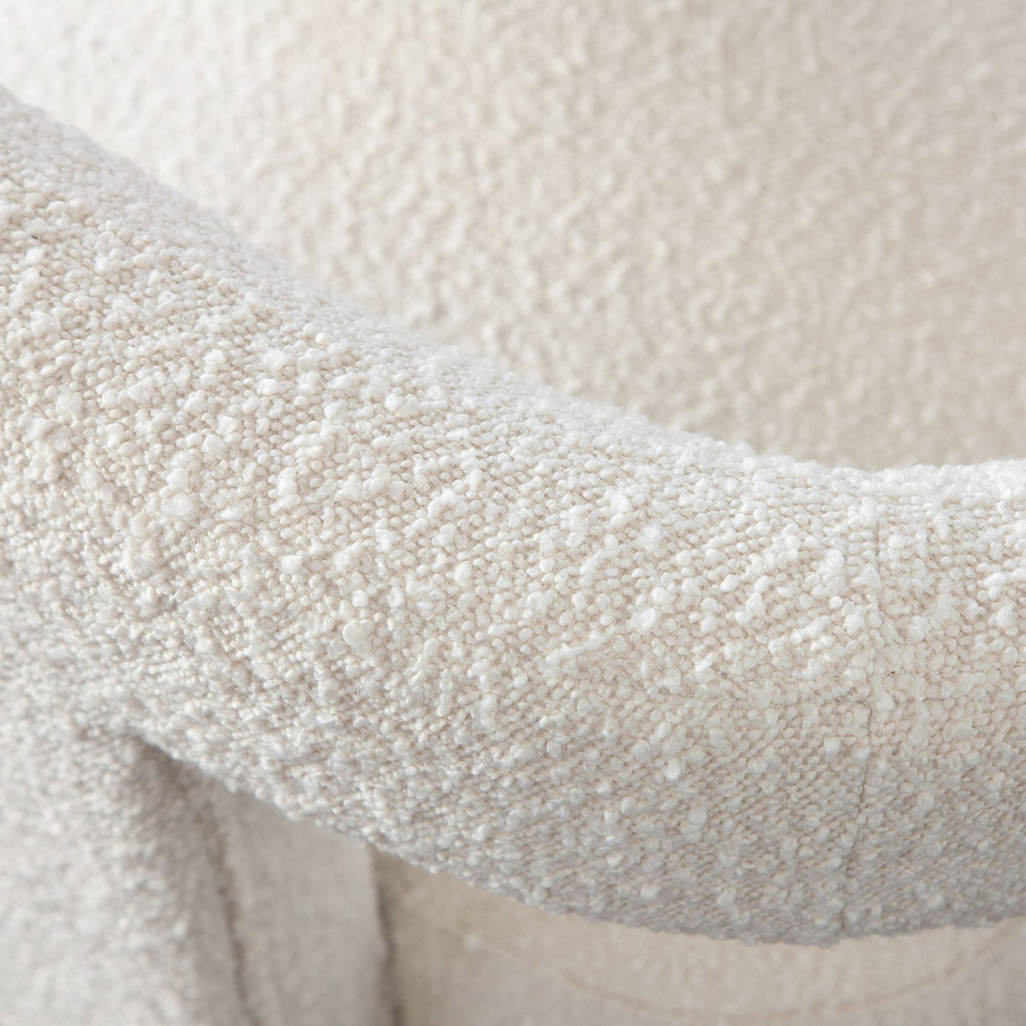 Scout Dining/Accent Chair in Ivory Boucle Fabric by Diamond Sofa