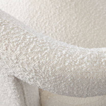 Scout Dining/Accent Chair in Ivory Boucle Fabric by Diamond Sofa