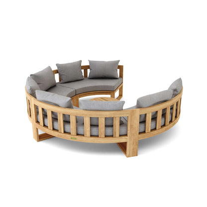 Anderson Teak SET-810 Circular Modular Deep Seating Set