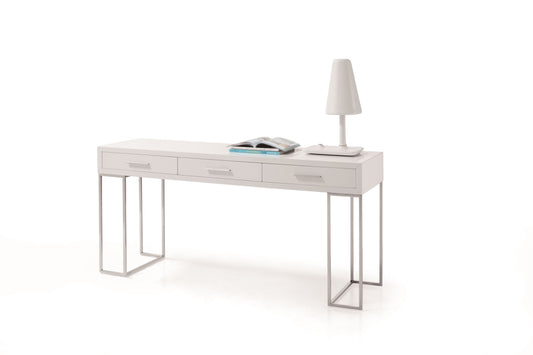 J&M Furniture TV002 Grey Gloss/Brown Oak