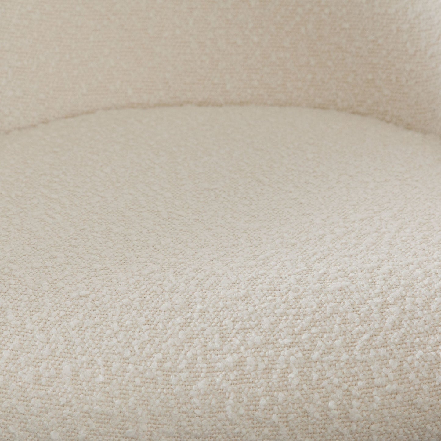 Set of (2) Skyler Counter Height Chairs in Ivory Boucle Fabric w/ Black Metal Frame by Diamond Sofa