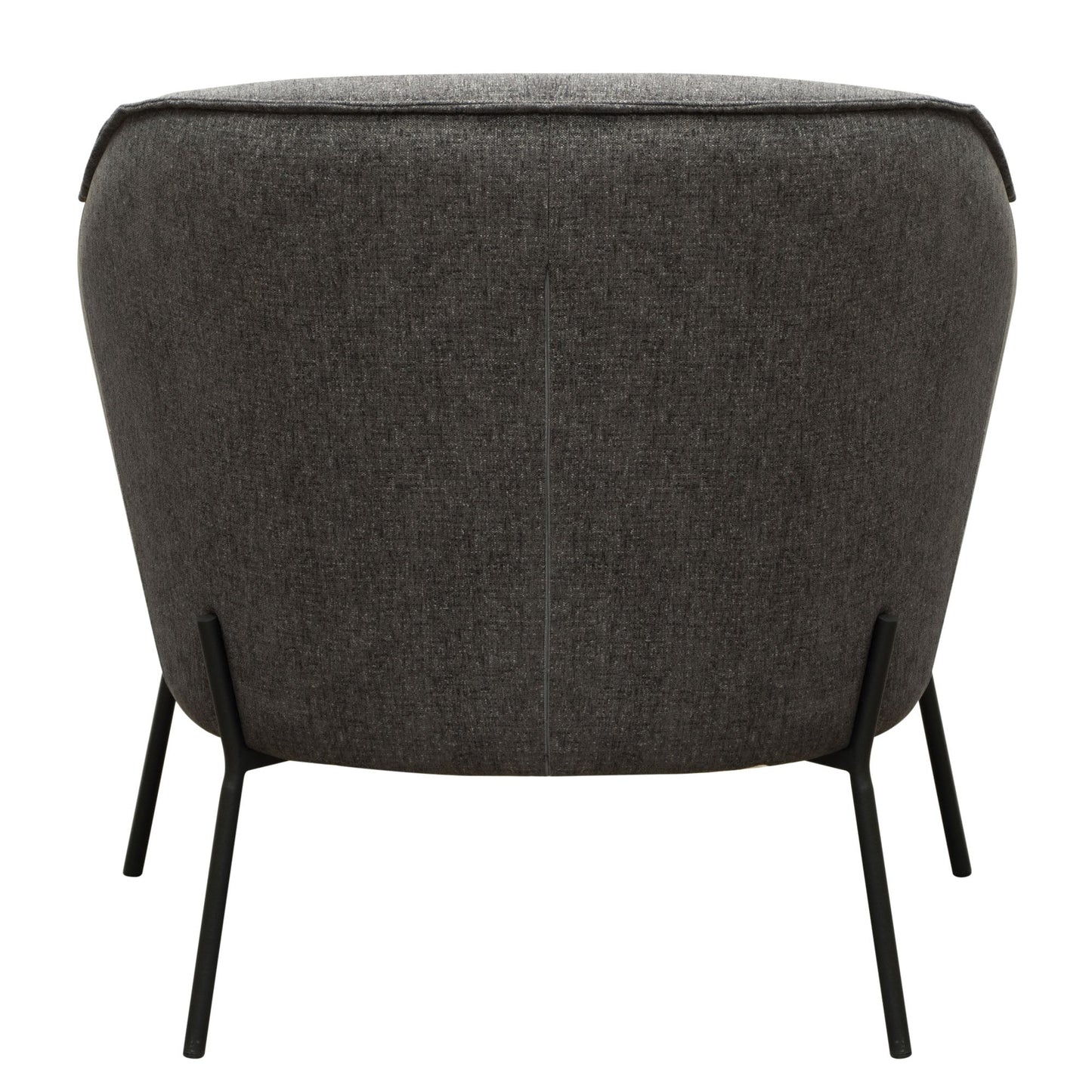 Status Accent Chair in Grey Fabric with Metal Leg by Diamond Sofa