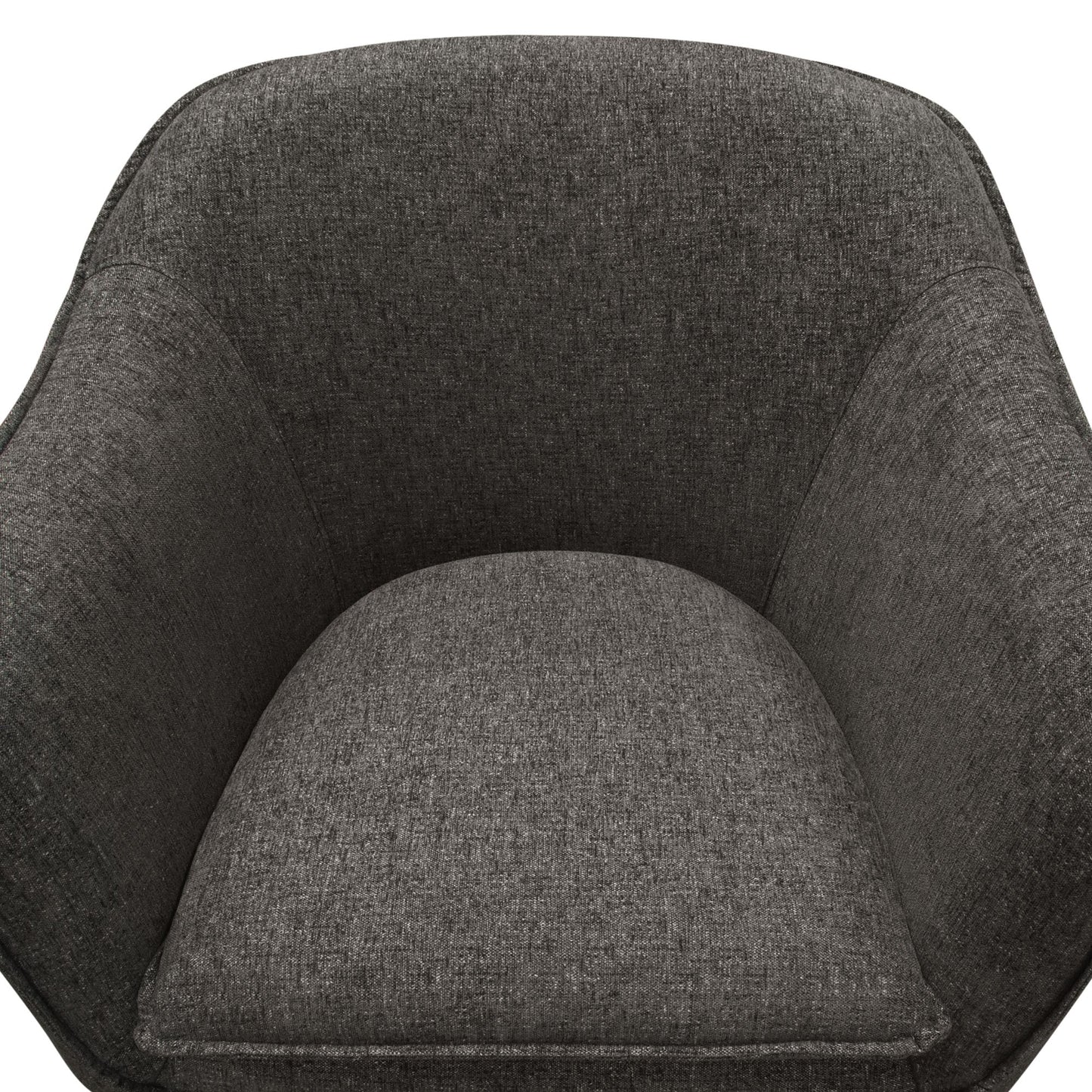 Status Accent Chair in Grey Fabric with Metal Leg by Diamond Sofa