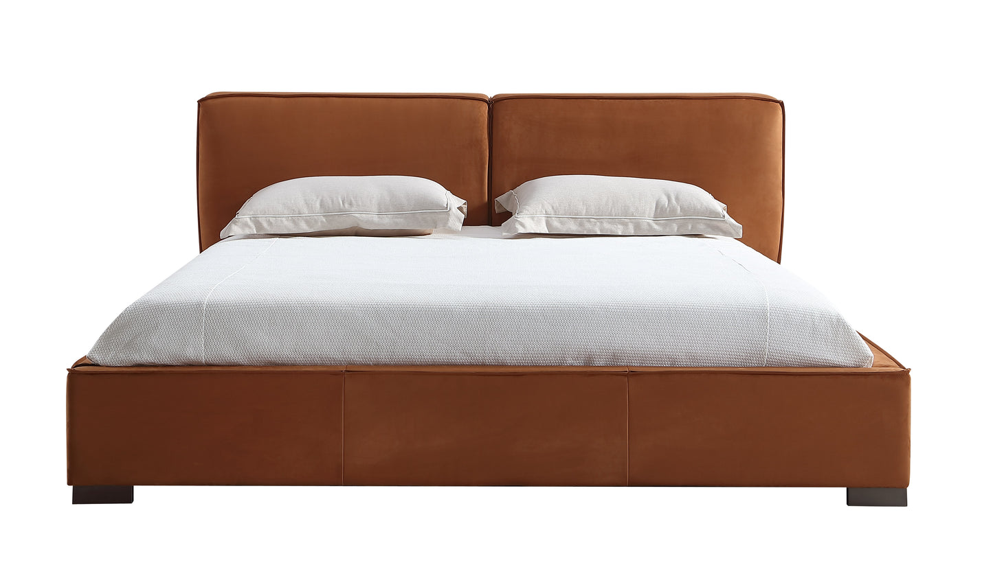 J&M Furniture Serene Queen in Chestnut