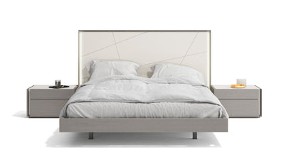 J&M Furniture Sintra Queen Bed in Grey