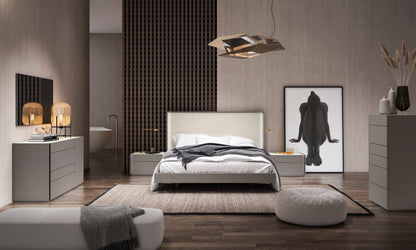 J&M Furniture Sintra Queen Bed in Grey