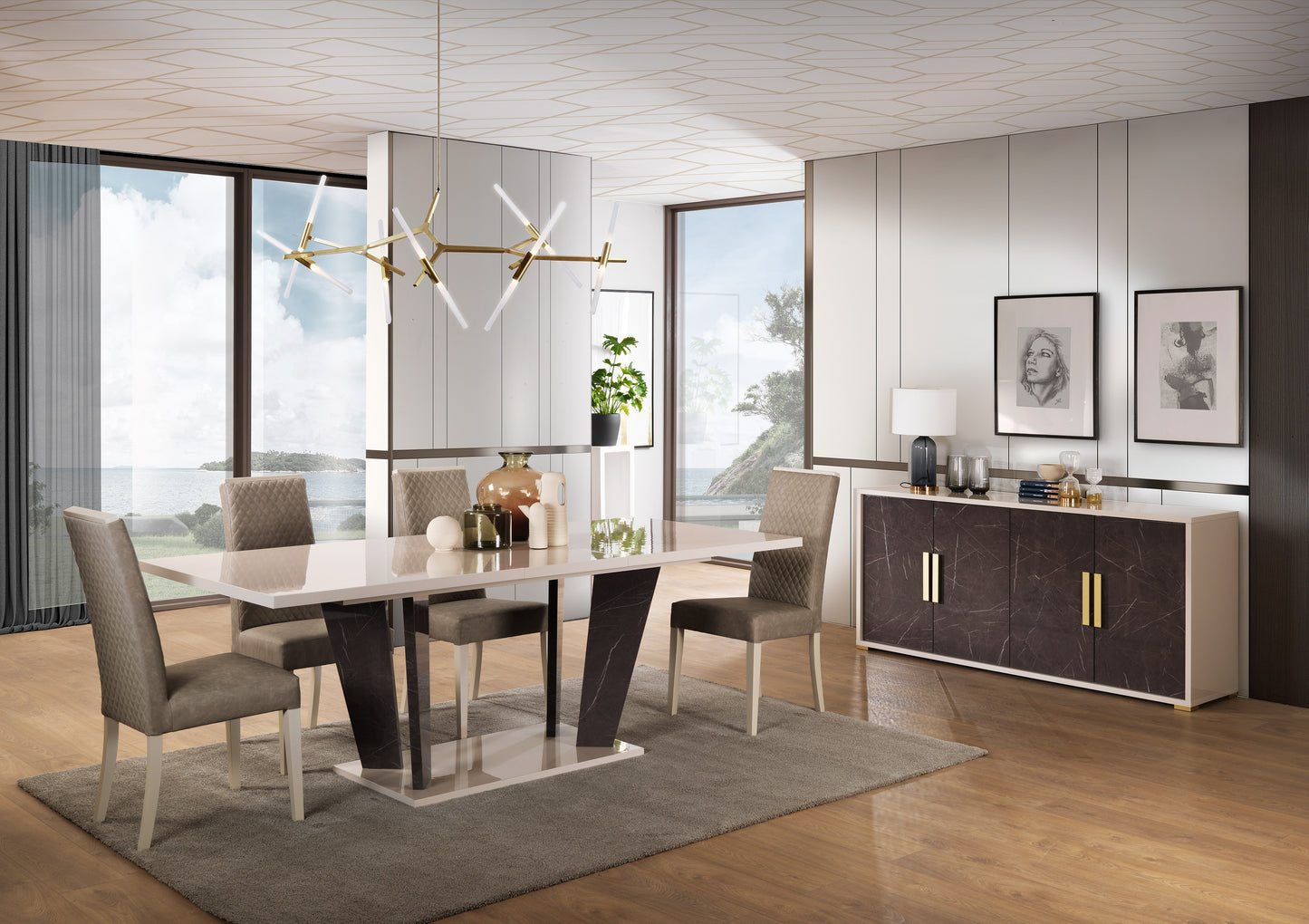 J&M Furniture Sonia Dining Table