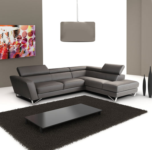 J&M Furniture Sparta Grey Color Right Hand Facing