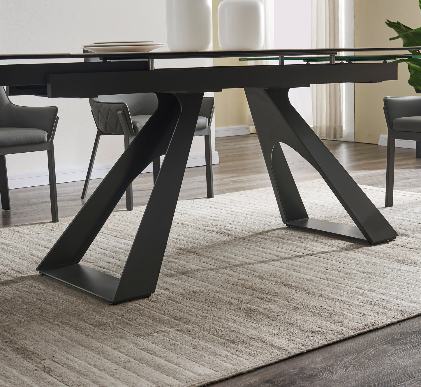 J&M Furniture MC Swan Extension Table