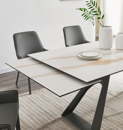 J&M Furniture MC Swan Extension Table