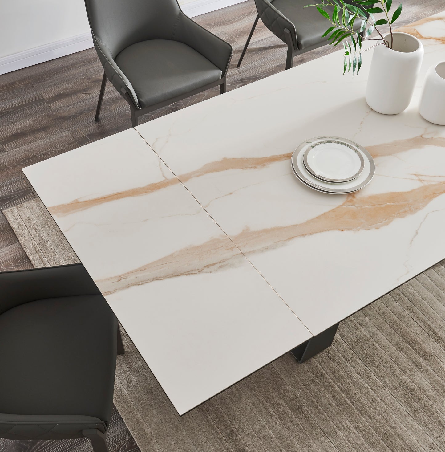 J&M Furniture MC Swan Extension Table