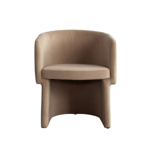 Tess Dining Chair in Camel Performance Velvet by Diamond Sofa