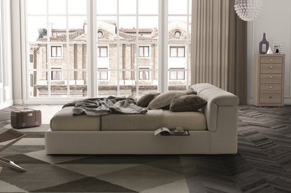 J&M Furniture Tower Q Storage Bed C54 Beige