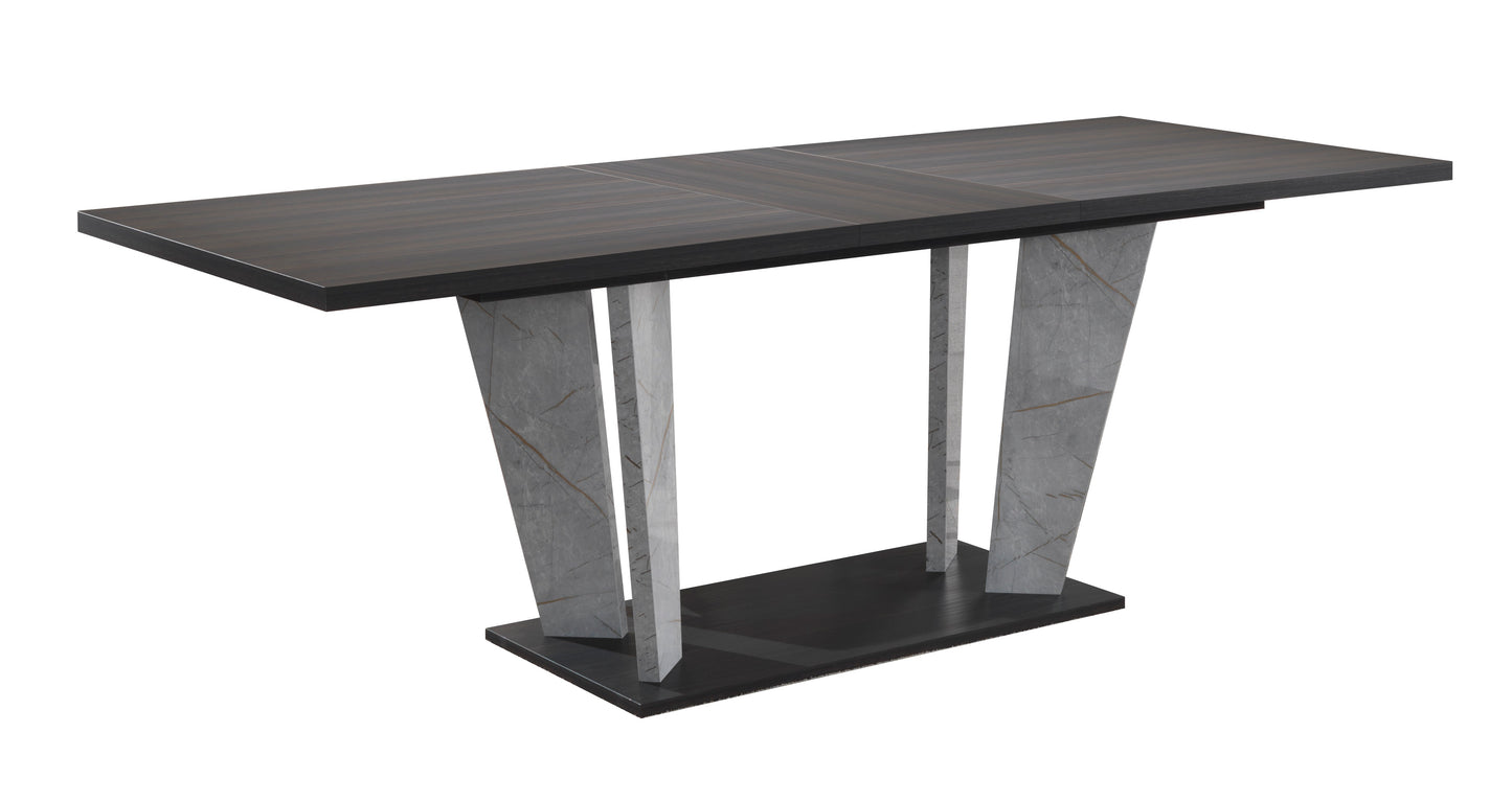 J&M Furniture Travertine Dining Table