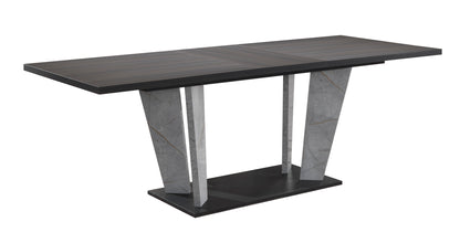 J&M Furniture Travertine Dining Table