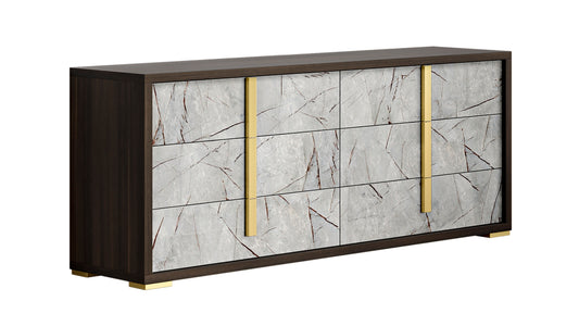 J&M Furniture Travertine Dresser