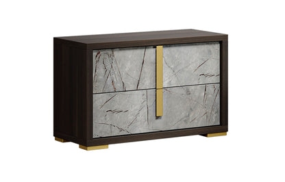 J&M Furniture Travertine Night Stand