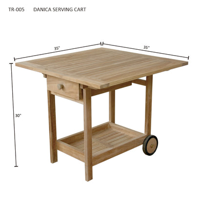 Anderson Teak Danica Serving Table Trolley