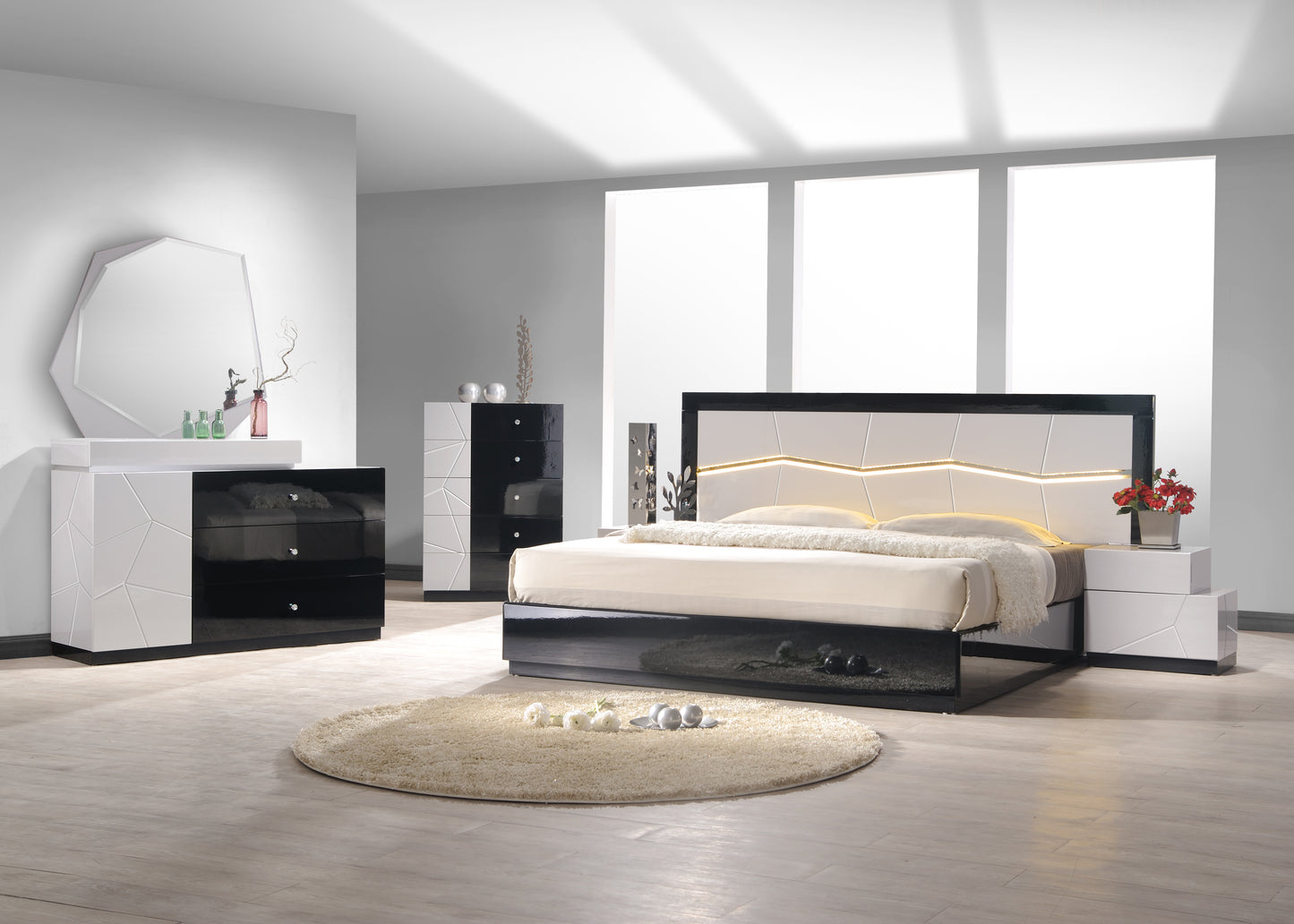 J&M Furniture Turin Night Stand Left Facing
