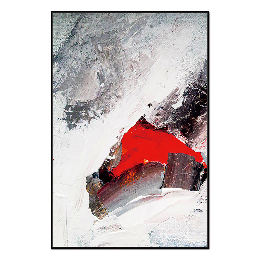 Rojo Canvas - Abstract Wall Art