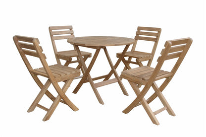 Anderson Teak Chester Alabama 5-Pieces Bistro Set