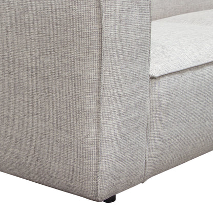 Vice 2PC Modular Sofa in Barley Fabric by Diamond Sofa