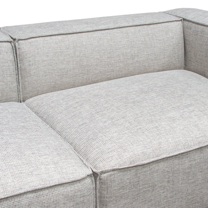 Vice 4PC Modular Sectional in Barley Fabric with Ottoman by Diamond Sofa