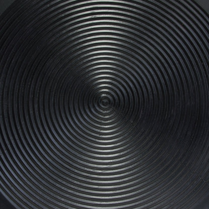 Vortex Round Cocktail Table in Solid Mango Wood Top in Black Finish & Iron Legs by Diamond Sofa