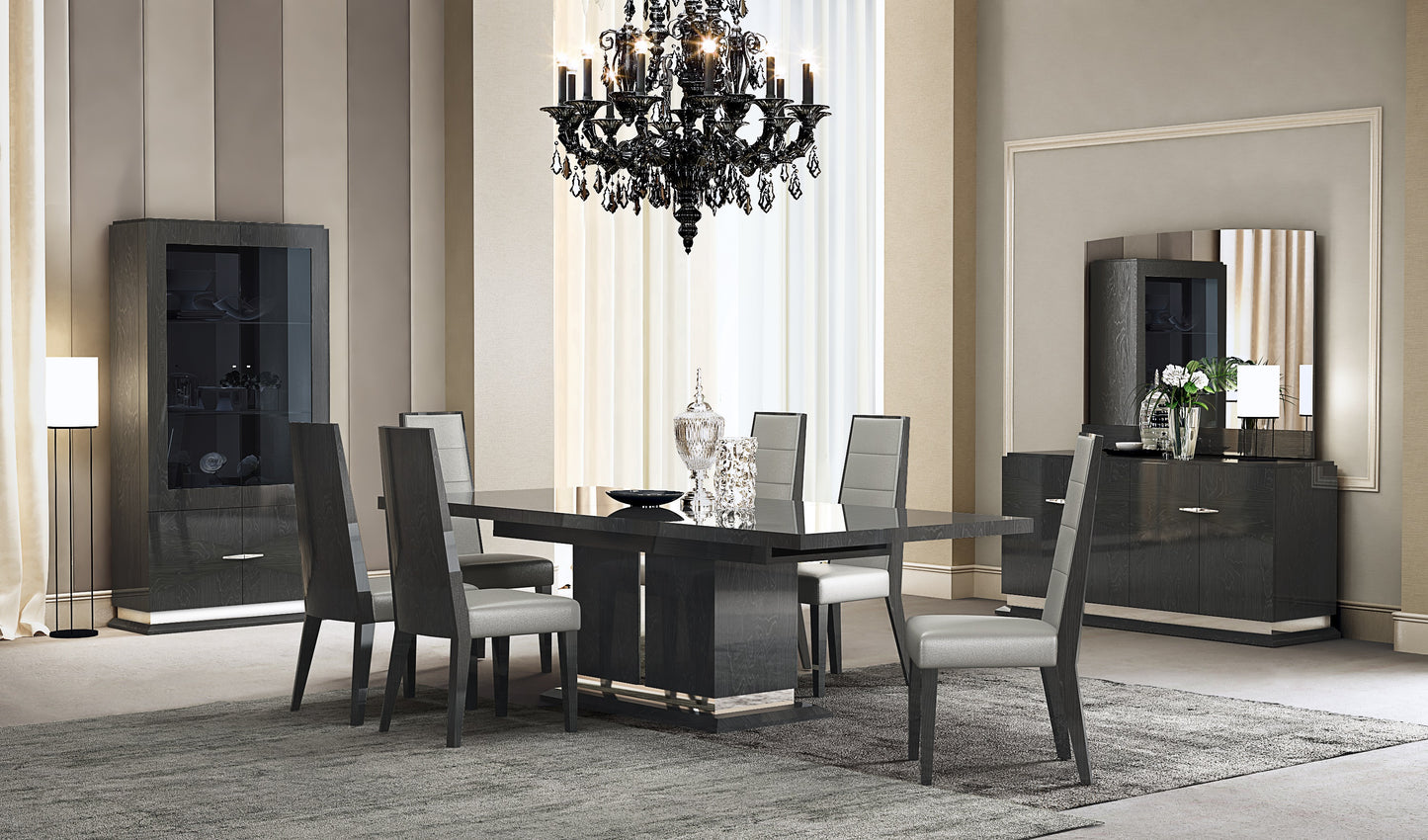 J&M Furniture Valentina Buffet Mirror
