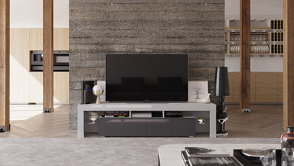 Maxima House TV Stand Freestanding 74 inch REVA II with LED