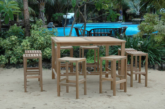 Anderson Teak Windsor Montego 9-Pieces Square Bar Set