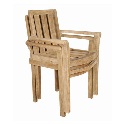 Anderson Teak Classic Stackable Armchair (Fully Built & 4 pcs in a box)