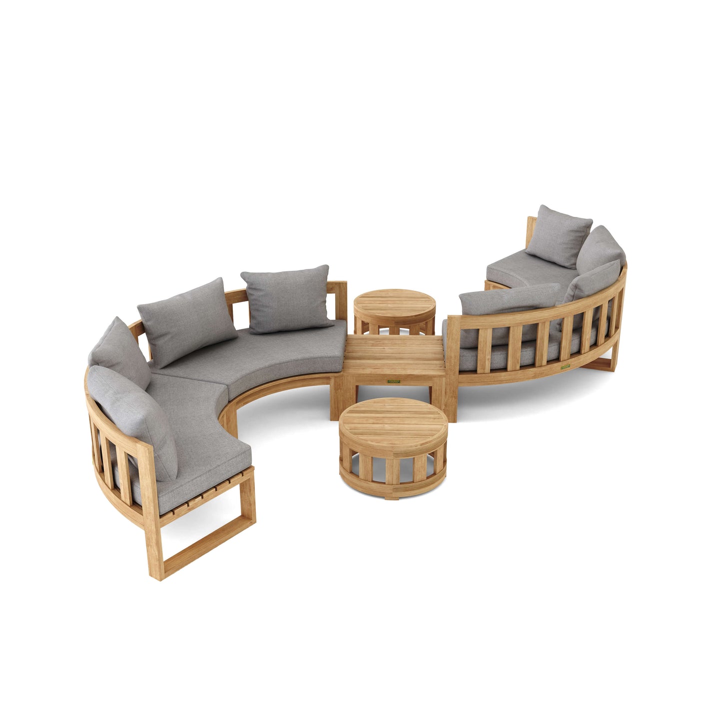 Anderson Teak SET-813 Circular Modular Deep Seating Set